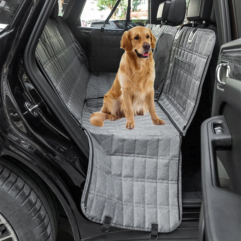 Comfortable Car Seat Cover for Dogs – Travel Cushion for Rear Seat