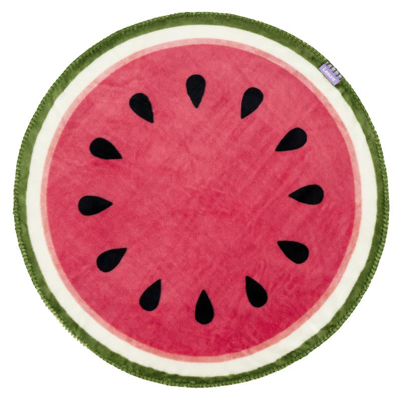 esure Calming Fruit Pattern Puppy Blanket – Soft & Cozy 350GSM Flannel Pet Throw for Small Dogs, Cute Round Blanket Gift for Puppies