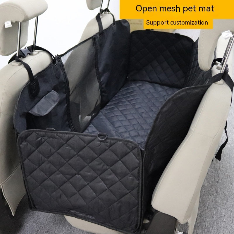 Comfortable Car Seat Cover for Dogs – Travel Cushion for Rear Seat