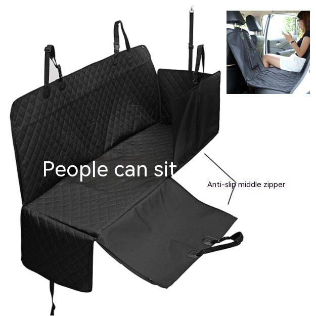 Comfortable Car Seat Cover for Dogs – Travel Cushion for Rear Seat