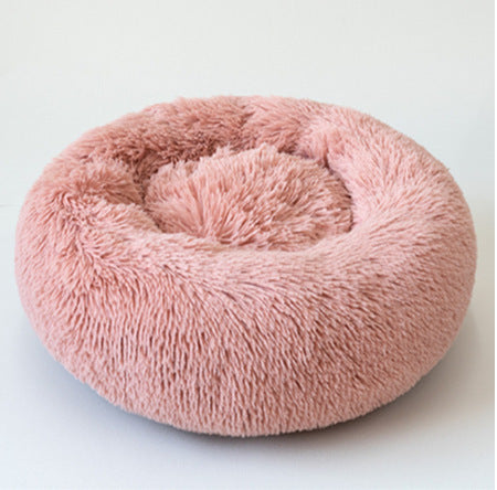 Round Plush Pet Bed