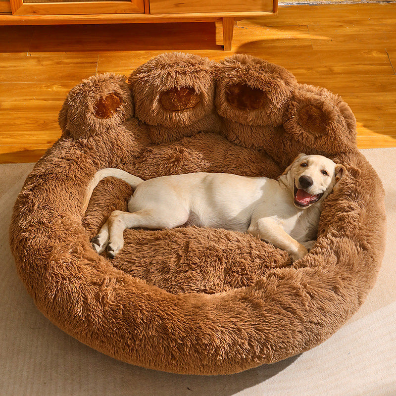 Soft & Durable Pet Sofa Bed for Medium to Large Dogs - Fleece-Lined Comfort