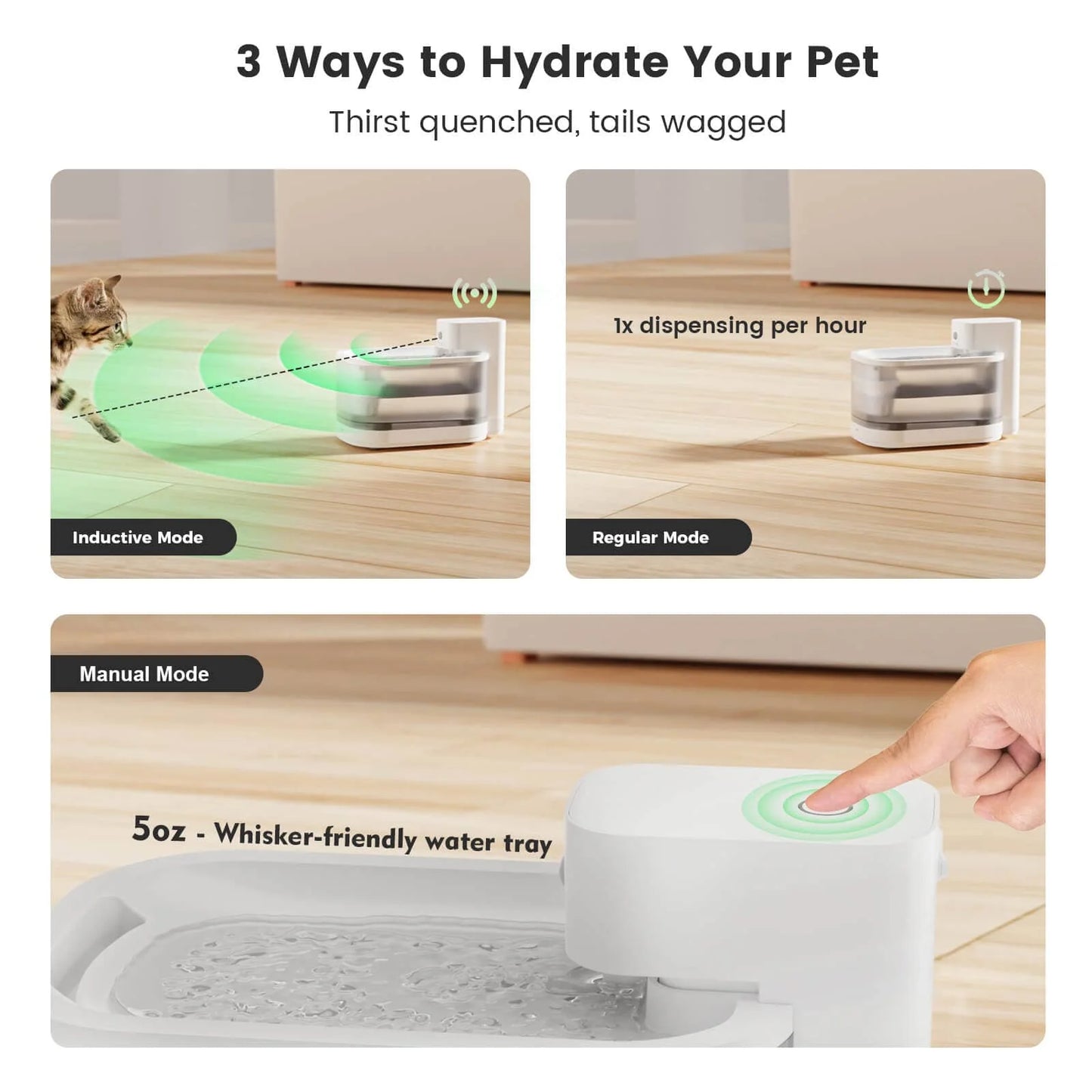 The Ultimate Pet Hydration Solution: Waterdrop Wireless Fountain Pro