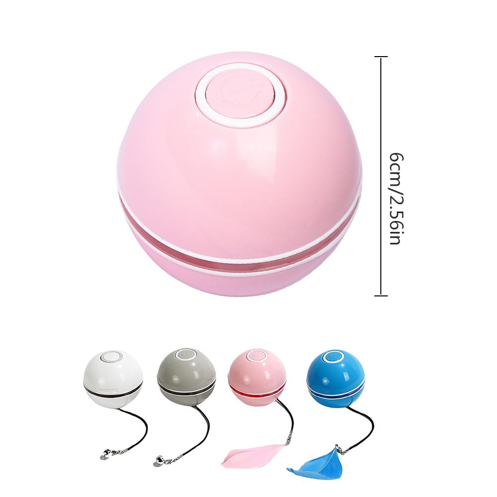 Rechargeable Auto-Rolling LED Light Cat Ball