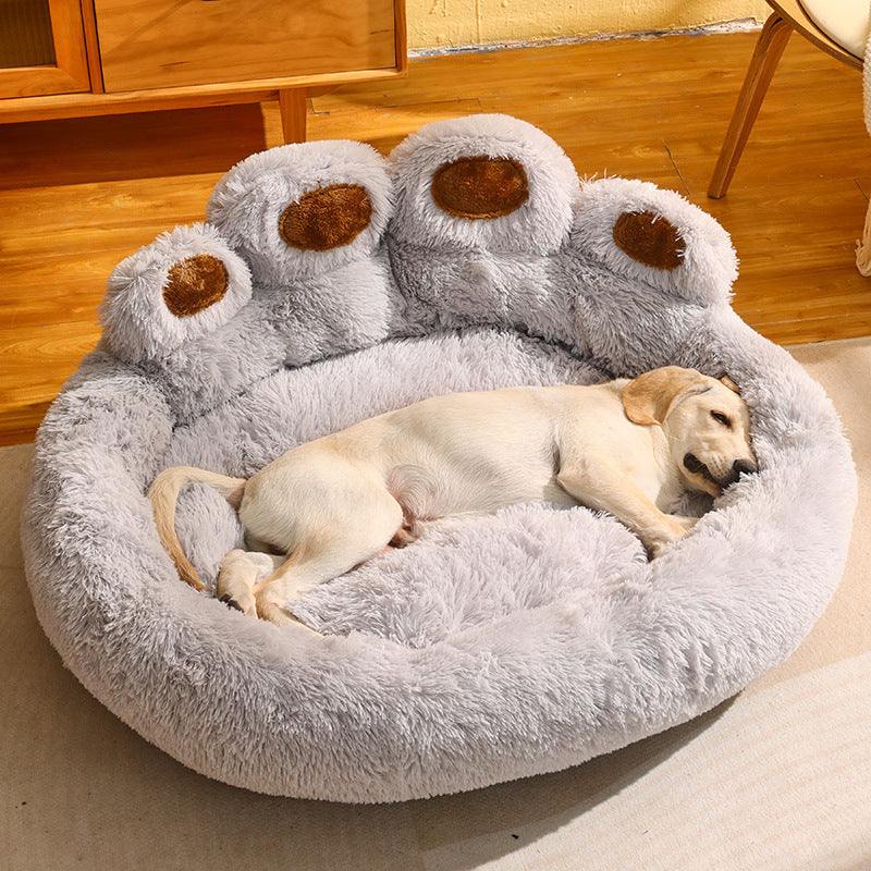 Soft & Durable Pet Sofa Bed for Medium to Large Dogs - Fleece-Lined Comfort