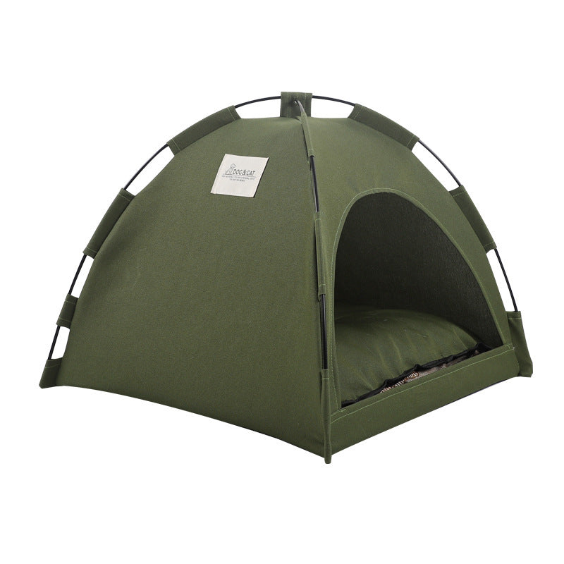 Portable Pet Tent Cooling Mat with Cushion for Dogs and Cats