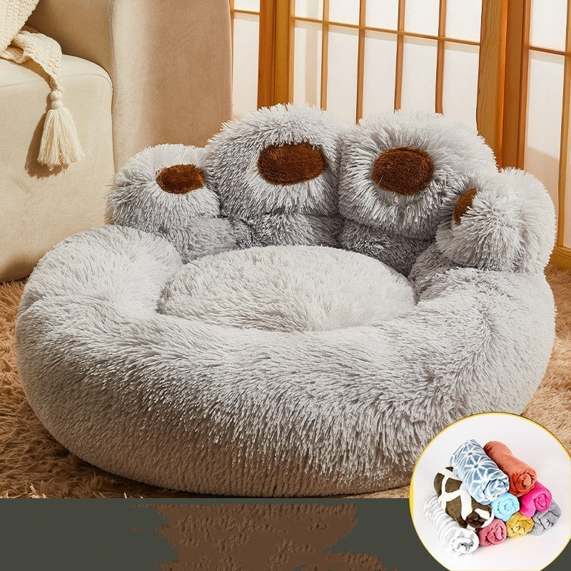 Soft & Durable Pet Sofa Bed for Medium to Large Dogs - Fleece-Lined Comfort