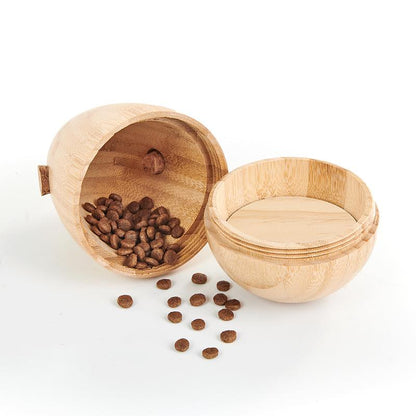 Wobble Treat Puzzle Ball for Dogs - Interactive Gift Box Toy for Fun and Engagement