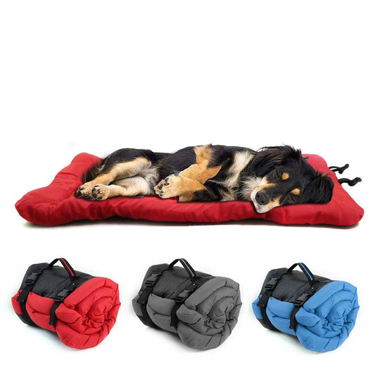 Portable Outdoor Travel Bed for Pets – Soft, Non-Slip, Machine Washable Mat for Small to Large Dogs and Cats