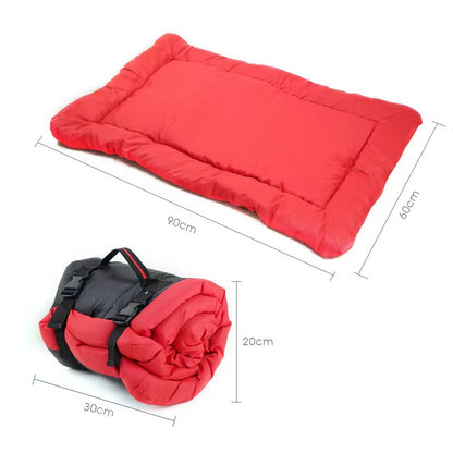 Portable Outdoor Travel Bed for Pets – Soft, Non-Slip, Machine Washable Mat for Small to Large Dogs and Cats
