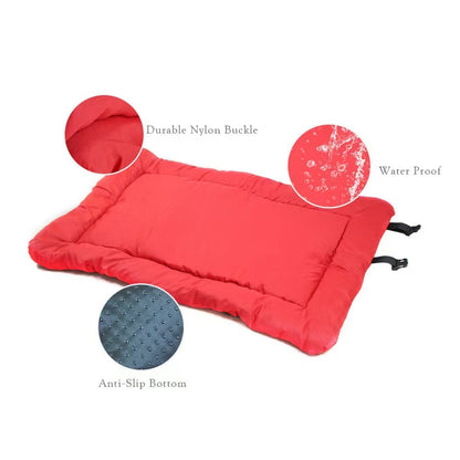 Portable Outdoor Travel Bed for Pets – Soft, Non-Slip, Machine Washable Mat for Small to Large Dogs and Cats