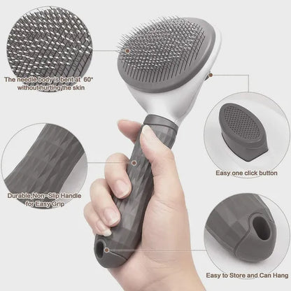 Pet Dog Brush Cat Comb Self Cleaning Pet Hair Remover Brush for Dogs Cats Grooming Tools Pets Dematting Comb Dogs Accessories