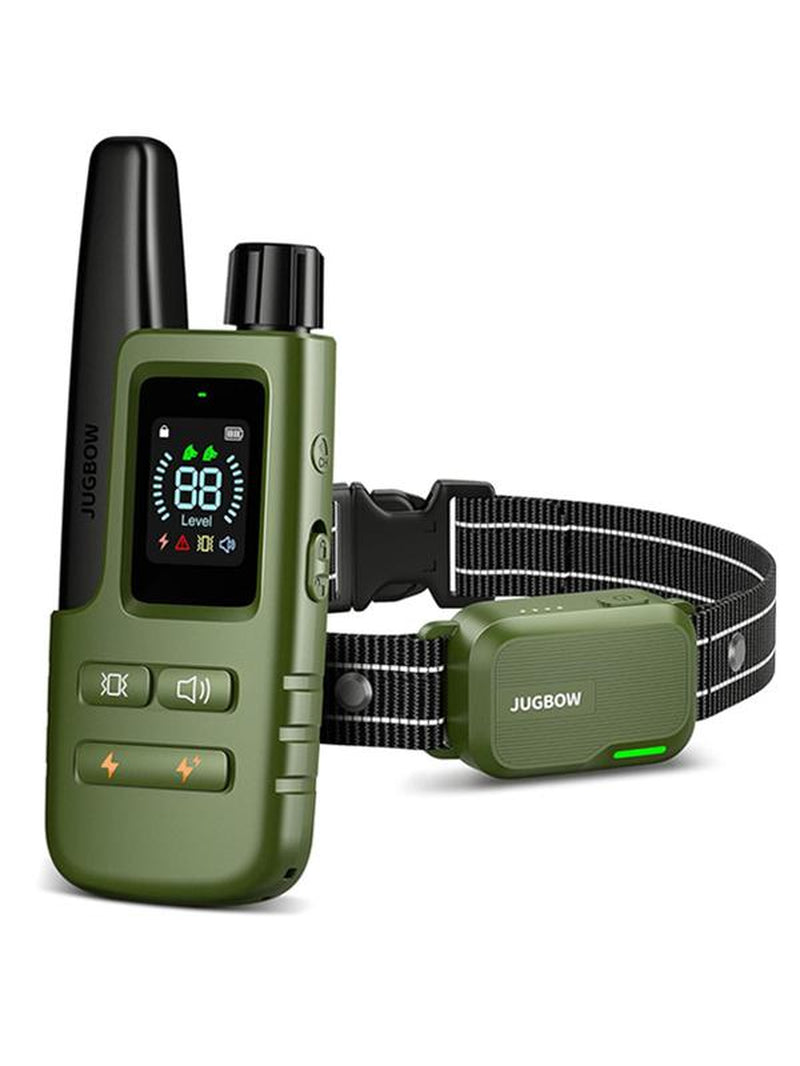 Jugbow Remote Dog Training Collar - 3300FT Range, 4 Modes, IPX7 Waterproof, Rechargeable for All Breeds