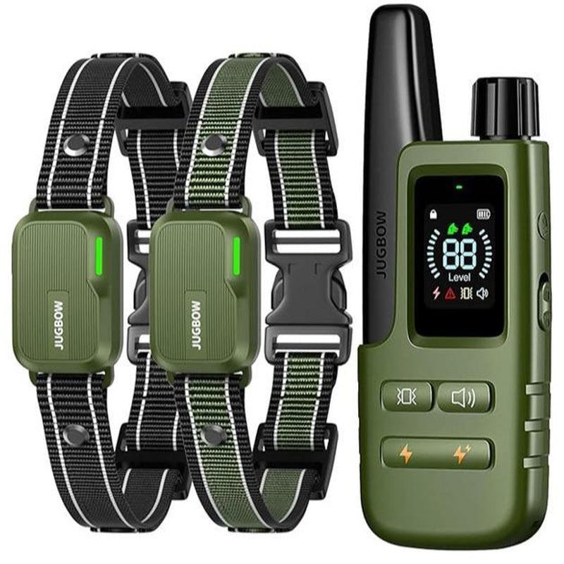 Jugbow Remote Dog Training Collar - 3300FT Range, 4 Modes, IPX7 Waterproof, Rechargeable for All Breeds