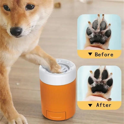 Pet Paw Grooming & Cleaning Cup – Automatic Foot Wash for Dogs and Cats