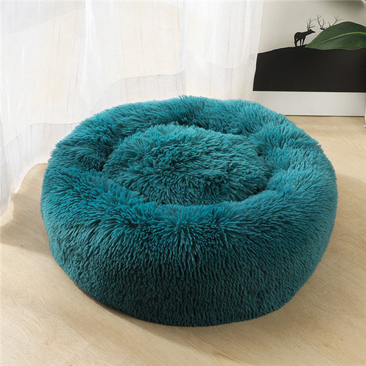 Round Plush Pet Bed