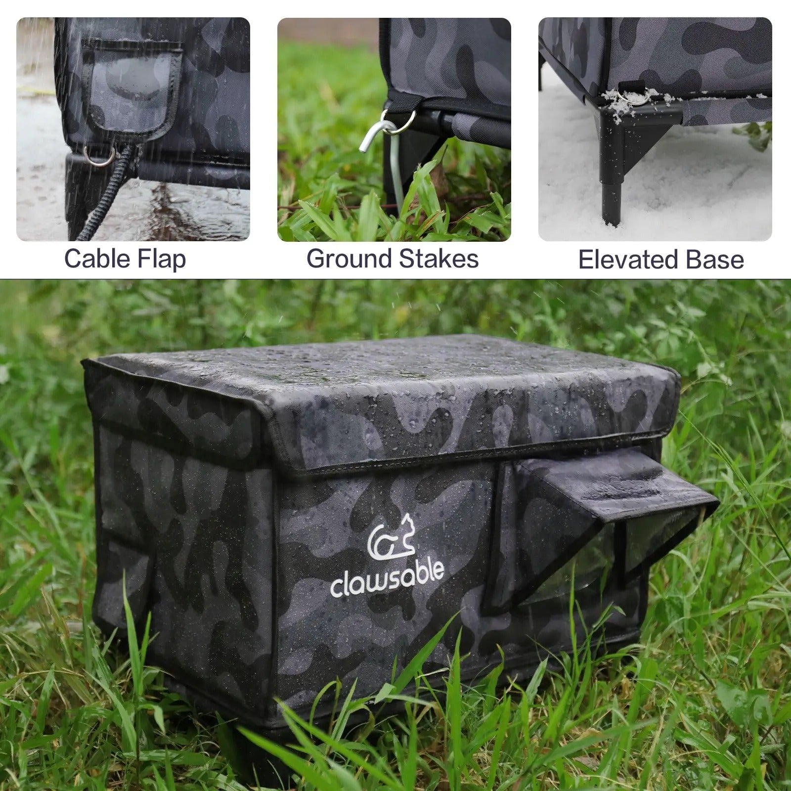 clawsable heated outdoor cat house, clawsable cat house, clawsable heated cat house, cat house, cat shelter, cat outdoor shalter, cat bed, cat comfort, cat heater house, pet toyery cat house, clawsable cat shelter. pet toyery, best cat outdoor house, cat house, green cat house, cat outdoor cave, best cat clawsable house, cat house for winter, cat house for snow, best cat heated house, original clawsable house, original cat house for outdoor cat