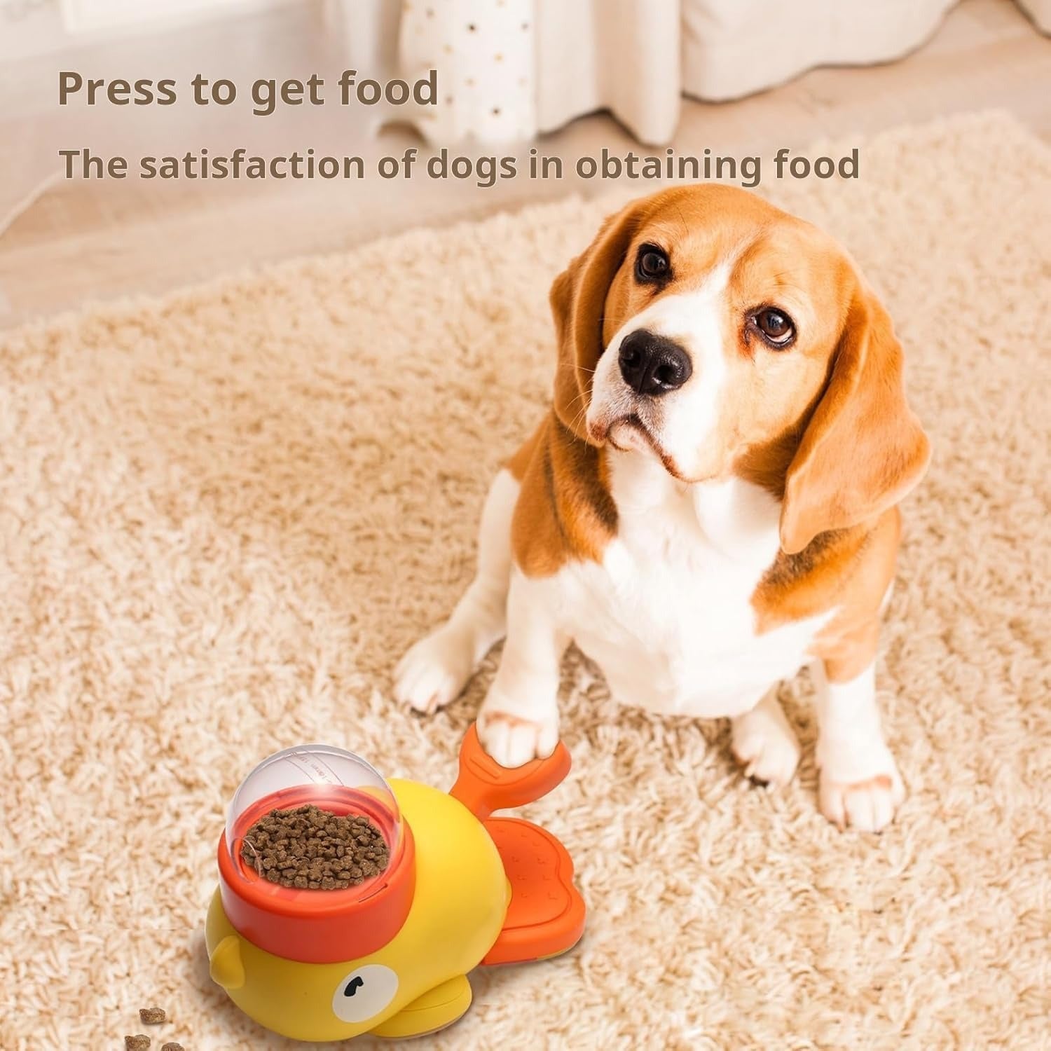 duck shape dog dispenser, duck shape dog toy, duck shape dog toy, duck shape dog feeder, duck shape dog dispenser toy, duck toy for dog, yellow duck dog toy, duck dog toy tough, small duck dog toy, durable duck dog toy, toy duck for dogs, duck dog training toy, yellow duck dog training toy, duck toy dog, dog toy yellow duck, yellow duck dog toy, Duck Shaped Dog Puzzle Feeder Toy