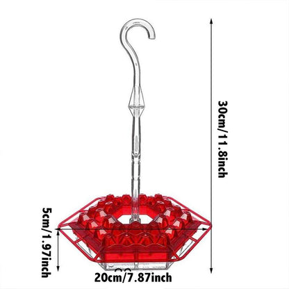 Hummingbird Feeder Tray – Hexagonal, Leak-Proof, Easy to Refill & Clean for Your Yard
