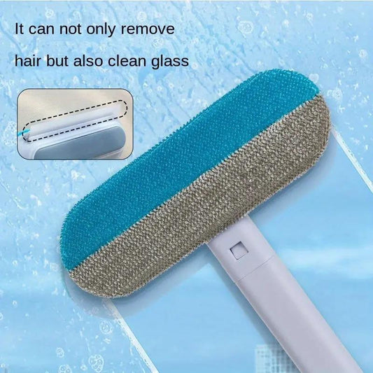 Reusable Multi-Purpose Pet Hair Removal Brush – Effective Tool for Cleaning Dog & Cat Hair, Dust, and Fluff