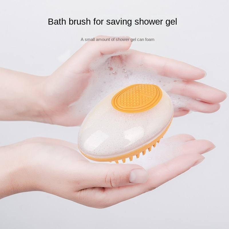Silicone Dog & Cat Bath Brush – 2-in-1 Pet Grooming & Massage Tool for Shower and Hair Care