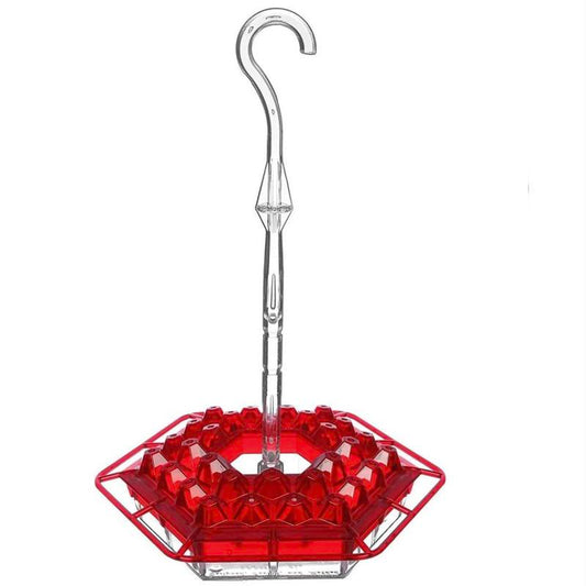 Hummingbird Feeder Tray – Hexagonal, Leak-Proof, Easy to Refill & Clean for Your Yard